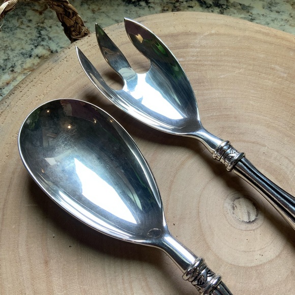 Godinger salad server set - Picture 2 of 6